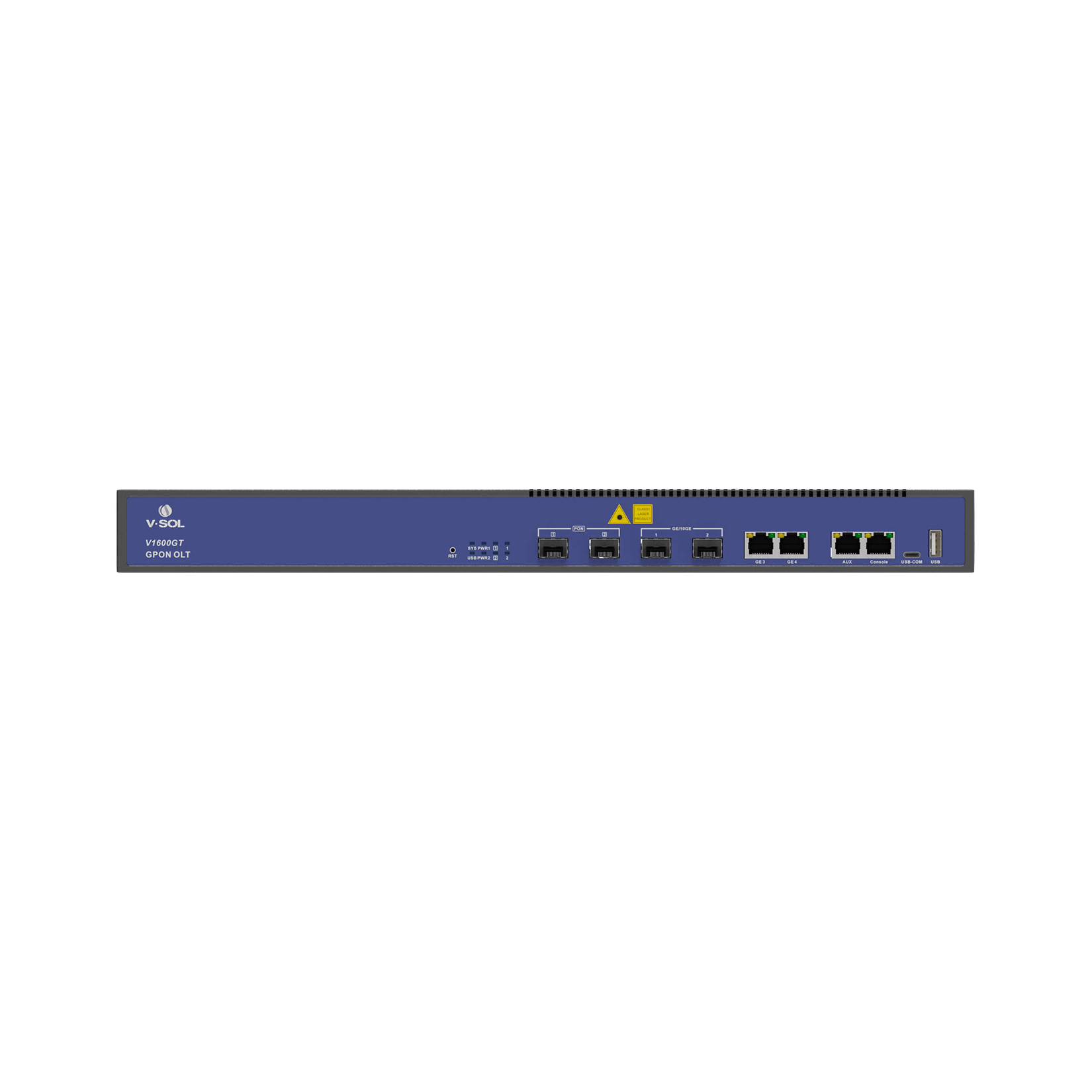 GPON-OLT-V1600GT VSOL - 2 PORT - OLT , FTTX , 2X 1G RJ45 , 2xSFP+ , 2x C+++