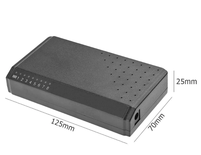 WINET-SW-FE8-6R-2P WINET REVERSE POE SWITCH 6 PORT POE-IN - 2 PORT POE OUT
